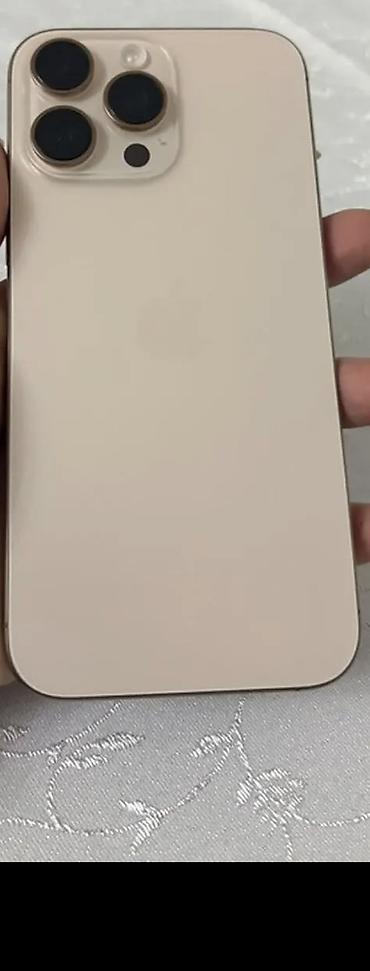 apple 13 pro adapter: IPhone 16 Pro Max, 256 GB, Qızılı, Face ID — 4