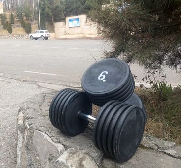 Ştanqlar və ştanq diskləri: Ştanq, Çəki: 10 kq, Yeni — 6