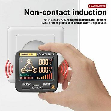 Multimetri: ANENG AC11 – digitalni tester utičnica - Višenamenski tester za brzu — 9