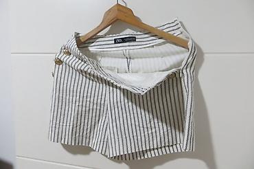 koncani kompleti zara: ZARA prugasti sorts, velicina S, proizvodjac Marocco, potpuno nov — 5