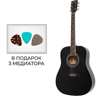 Гитаралар: Акустическая гитара Honey Bee W‑15, корпус дредноут, цвет черный. В — 1