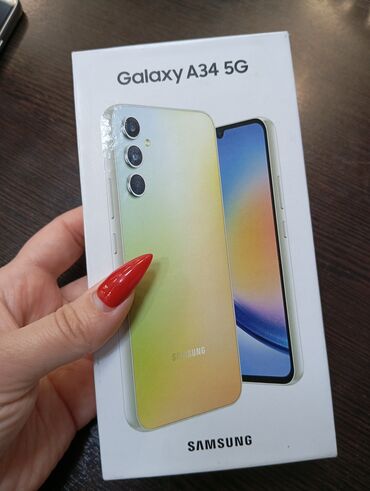 Samsung: Samsung Galaxy A34 5G, Б/у, 256 ГБ, 2 SIM