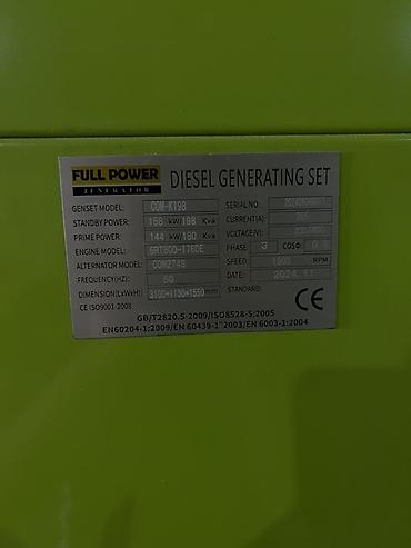 acar seti: FULL POWER dizel generatoru – sənaye və iri obyektlər üçün etibarlı — 2