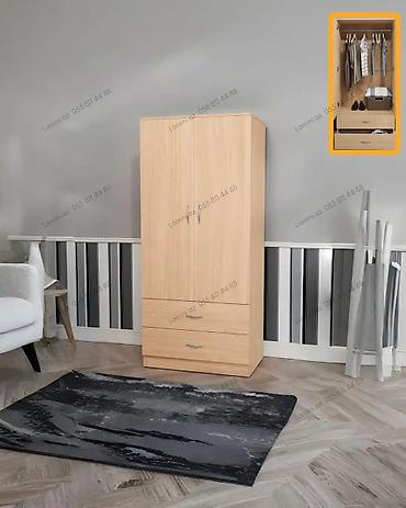 Мебель: 2 Qapılı Dolab Kiçik məkanlar üçün mükəmməl həll. Kompakt ölçü və şık — 1