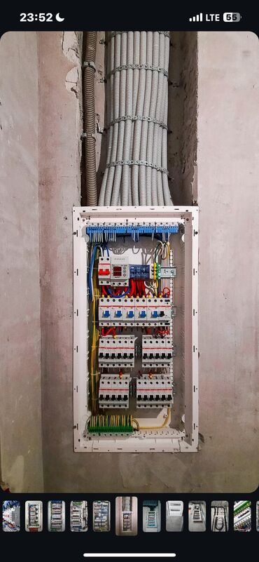 Электрики: Электрик | Перенос электроприборов, Прокладка, замена кабеля, Установка распределительных коробок Больше 6 лет опыта — 10