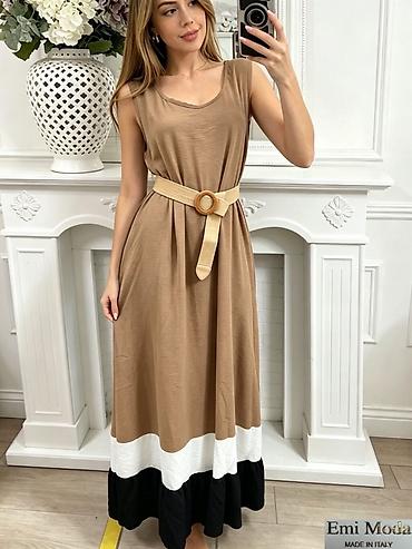 punije devojke: Letnja maxi haljina bez rukava – Emi Made in Italy 2000 Din S M L — 3