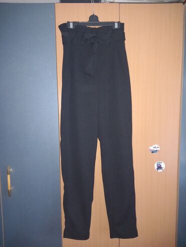 pantalone elegantne e: S (EU 36), Visok struk, Ravne nogavice