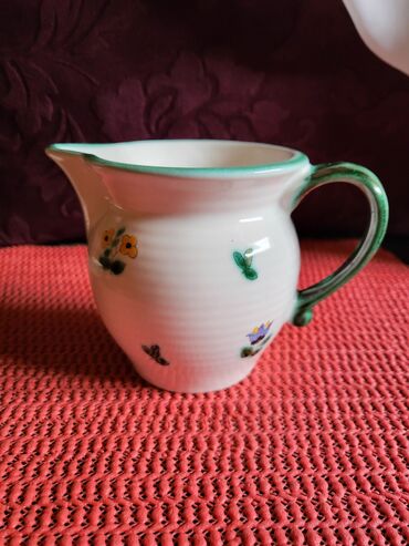 Antikvarne vaze: Bokal vintaz,nov Gmunder Austrija,komplet rucni rad. Bokal keramika