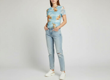 dave gahan t shirty: Bershka, Топ жіночий, розмір S