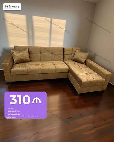 Künc divan – Konforto Mebel - Ölçü: 240 × 150 sm - Mexanizm: açılır
