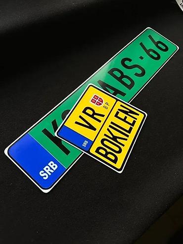 Tuning oprema: Tablice - Ukrasne tablice po želji - razne tablice po želji- 📌 Opis — 12