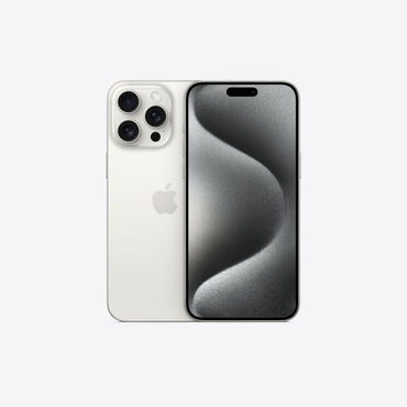 Apple iPhone: IPhone 15 Pro Max, Новый, 256 ГБ, Белый, Коробка, 89 %