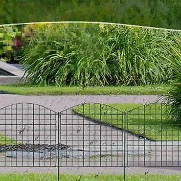 Baštenska dekoracija: Dekorativna baštenska ograda – komplet set cca 3,9 m - Tip — 23