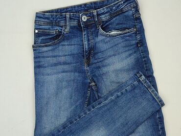 spodnie ze streczem co to znaczy: Spodnie jeansowe, H&M, 12 lat, 152, stan - Bardzo dobry