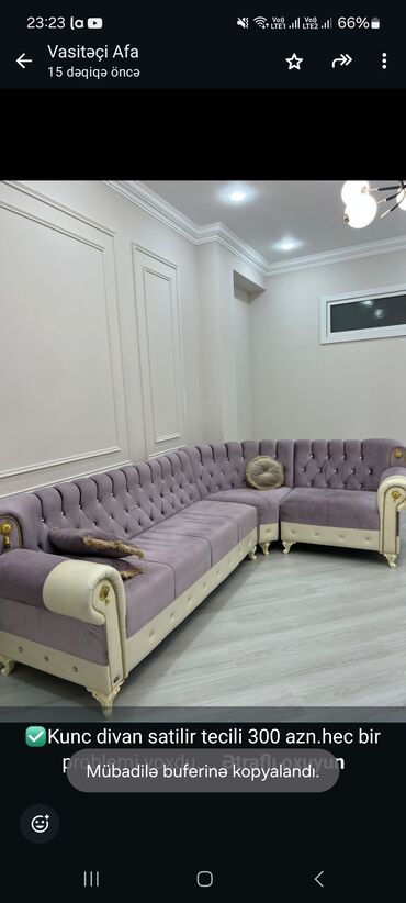 Salon masaları: Künc divan