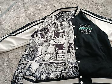 Бомбер (varsity jacket) с манговой подкладкой - Дизайн: классический