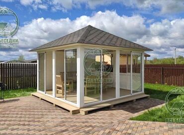 Digər bağ, çöl mebeli: Taxta bağ köşkü / açıq hava lounge pavilyonu - Dizayn: Müasir -da lalafo.az — 6 Digər bağ, çöl mebeli: Taxta bağ köşkü / açıq hava lounge pavilyonu - Dizayn: Müasir — 6