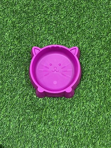 su zambagi: Məhsul: Pişik motivli plastik yem/qab su qabı - Şirin pişik qulaqları — 4