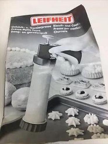 Kuhinjska oprema: Leifheit Biscuit- and Cookie-Maker – presa za kekse i dekorisanje - — 9