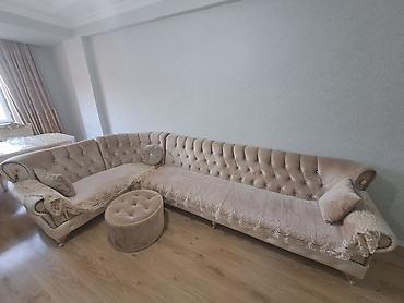 Künc divan, İşlənmiş, Bazasız, Parça