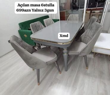 Mebel: Qonaq otağı üçün, Yeni, 6 stul