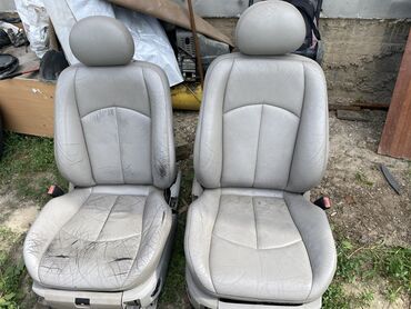 Сиденья: Переднее сиденье, Кожа, Mercedes-Benz 2003 г., Б/у, Оригинал, Германия