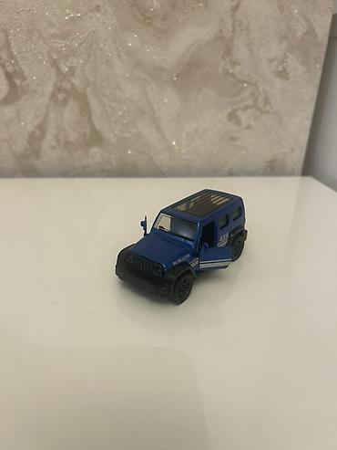 Avtomobil satışı: Mavi rəngli metal oyuncaq off-road jip modeli - Korpus: metal gövdə — 5