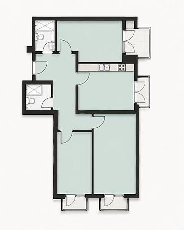 dernegul: West Town-da 1-ci mərtəbə, kommersiya potensiallı 110.9 m² sahə — 4