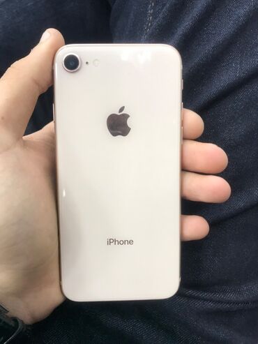Apple iPhone: IPhone 8, 64 GB, Qızılı, Barmaq izi, Face ID
