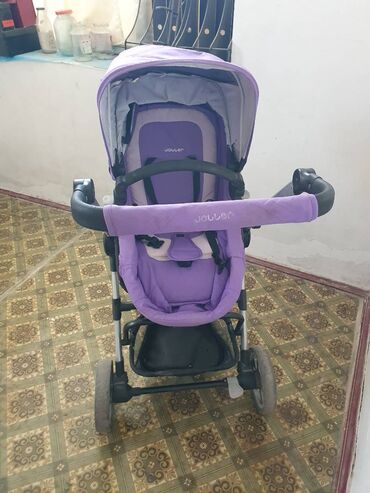 прогулочные коляски для новорожденных: Балдар арабасы, түсү - Кызгылт көк, Колдонулган