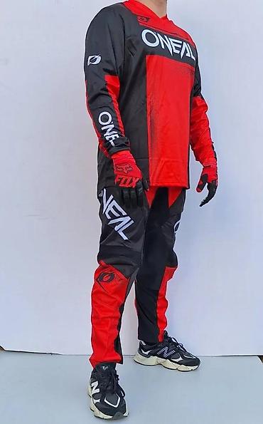 Sportska odeća: O’Neal komplet za motocross/enduro – dres i pantalone, crveno-crni - — 1