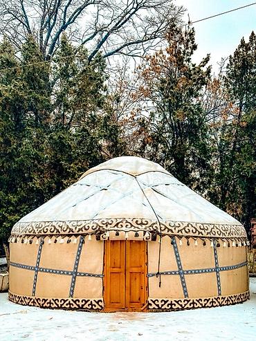 Аренда юрт: Аренда юрты, Каркас Деревянный, 85 баш, С полом — 7