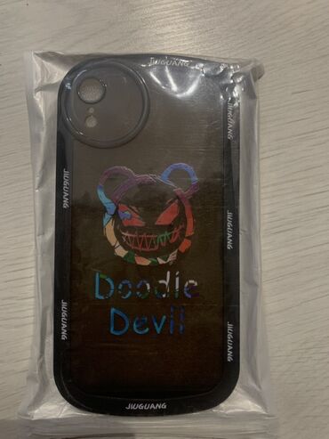 аппарат для сок: Чехол для XR с принтом Doodle Devil (бренд Jiuguang) - Форм‑фактор