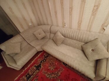 Divan və kreslo dəstləri: Künc divan, Divan, Bazasız, Açılmayan — 7