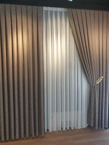 Pərdə və tüllər: Pərdə və jalüz xidmətləri - Klassik və müasir üslubda pəncərə — 22