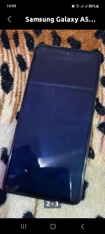 samsung soyuducular: Samsung Galaxy A51, rəng - Qara, Barmaq izi