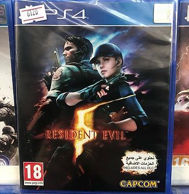 playstation avadanliq: PS4 üçün Resident Evil 5 – tam versiya - Platforma: PlayStation 4 — 1