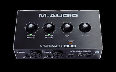 Səs kartları: №: 15083 Məhsulun adı: Səs kartı M-Audio M-Track Duo Brend: M-Audio — 2