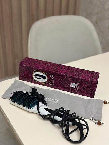 iphone 11 telefon: Mila Hair Straightening Brush – elektrikli saç düzləşdirən daraq 120 — 2