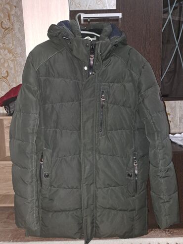 зимние мужские куртки: Куртка 4XL (EU 48), цвет - Зеленый