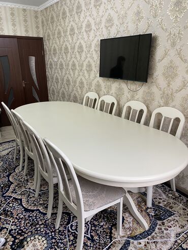 кухиний стол: Комплект стол и стулья Б/у