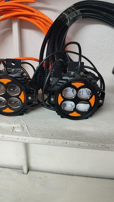💡 LED Алдыңкы Фара 3 режим: Алыскы жарык, жакынкы жарык жана туманга