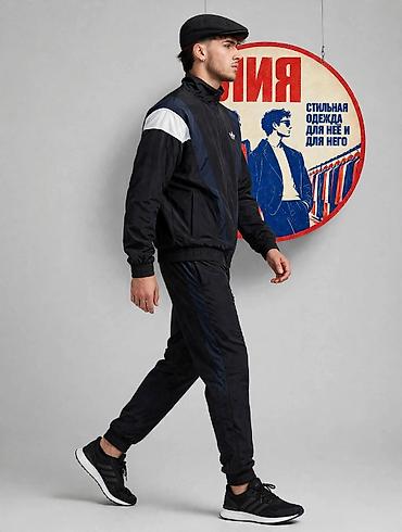 Спортивные костюмы: Мужской спортивный костюм, M, L, XL, Adidas, Новый, цвет - Черный, Платная доставка — 2