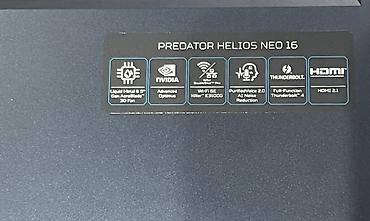 notebuk: Yeni Acer Predator, 16 ", Intel Core i9, 2 TB — 6
