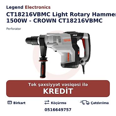 megane motor: Elan başlığı: Perforator CT18216VBMC Light Rotary Hammer, 1500W - — 1