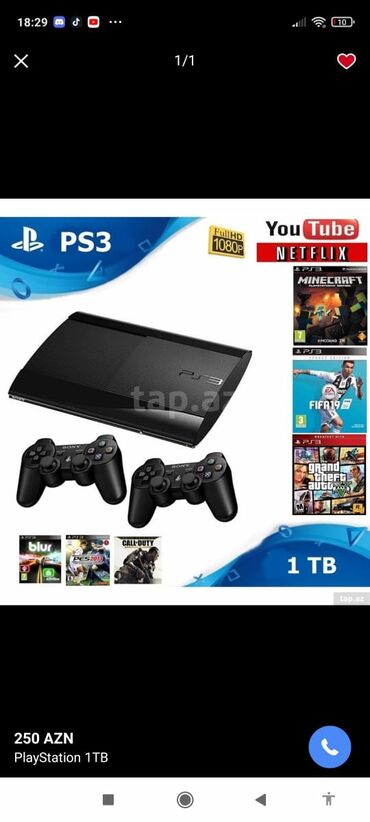 playstation 3 fiyatları 2 el: PlayStation 3 konsollari ✓Xaricden gelir ✓Hamisi ela veziyyetde,hard
