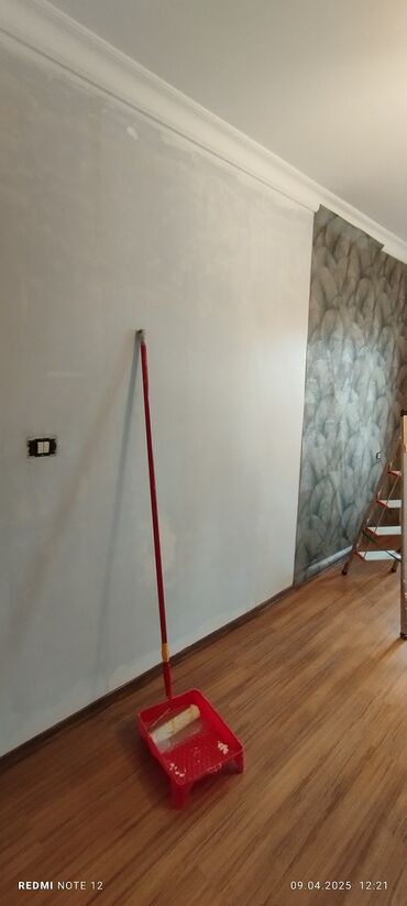 Malyar işləri: Divar kağızı çəkmə xidməti, otaqlarınıza yeni və estetik görünüş — 7