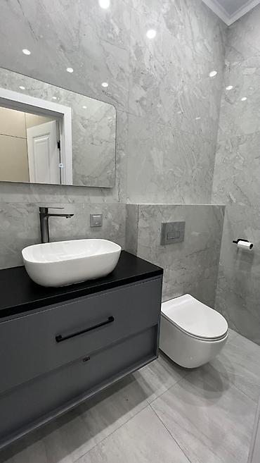 osh flat: 3 комнаты, 90 м², Асанбай мкр Элитка, 12 этаж, Евроремонт — 7