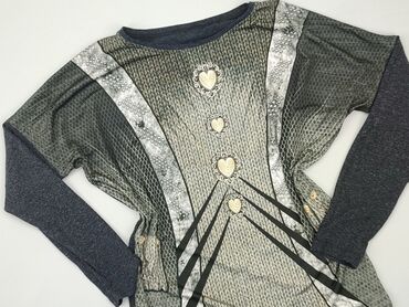 czarne bluzki długi rękaw: Blouse, L (EU 40), condition - Good