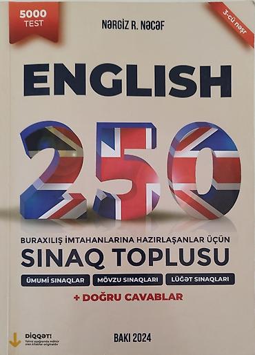 Testlər: İngilis dili Testlər 11-ci sinif, 1-ci hissə, 2024 il — 1